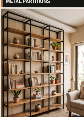 Metal display shelving and stand concept