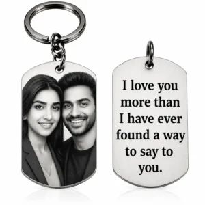 Custom Photo Engraving Keychain